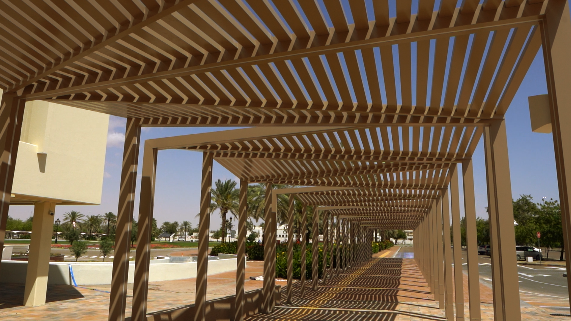 Main Entrance Yard of Al Ain Municipality